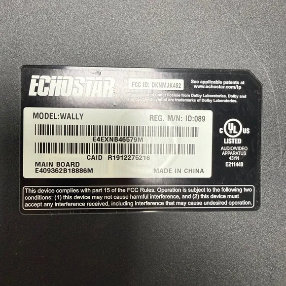 Dish Satellite Receiver Black Wally EchoStar HD 211HEVC Receiver Card - Picture 6 of 8